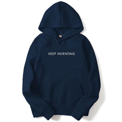 Keep Inventing Men's Printed Hooded Sweatshirt