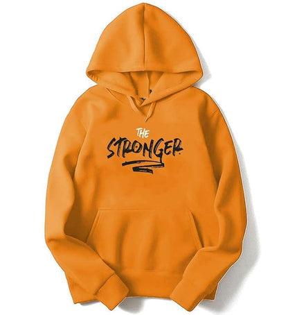 Stronger Men's Printed Hooded Sweatshirt