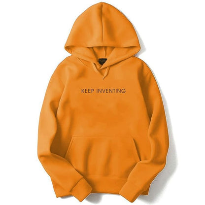 Keep Inventing Men's Printed Hooded Sweatshirt