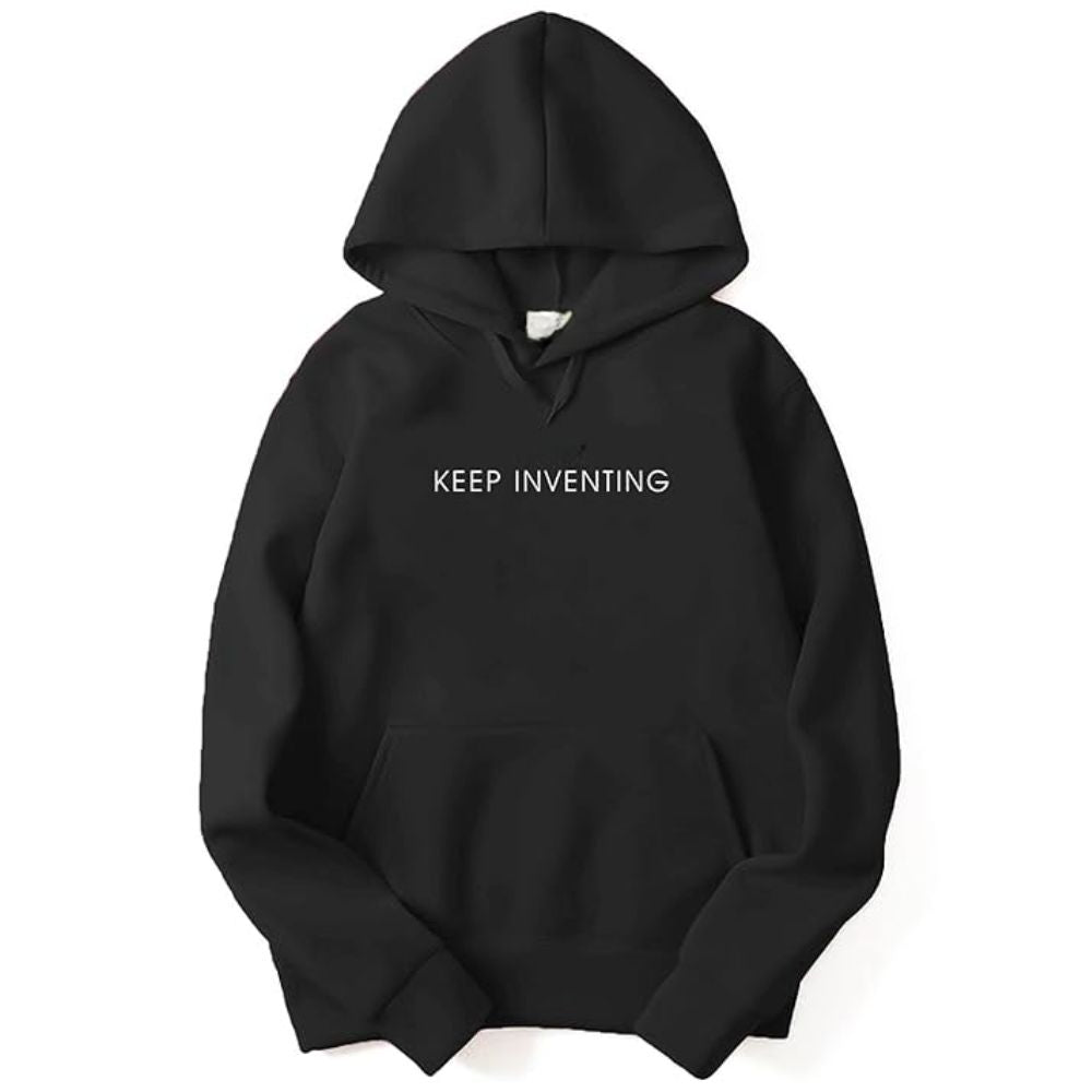 Keep Inventing Men's Printed Hooded Sweatshirt