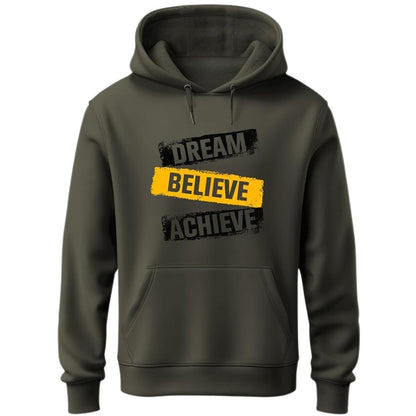 Dream Believe Men's Hooded Sweatshirt