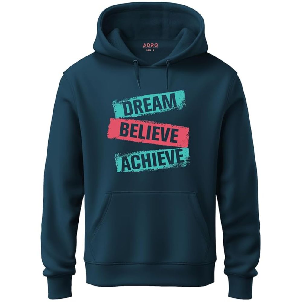 Dream Believe Men's Hooded Sweatshirt