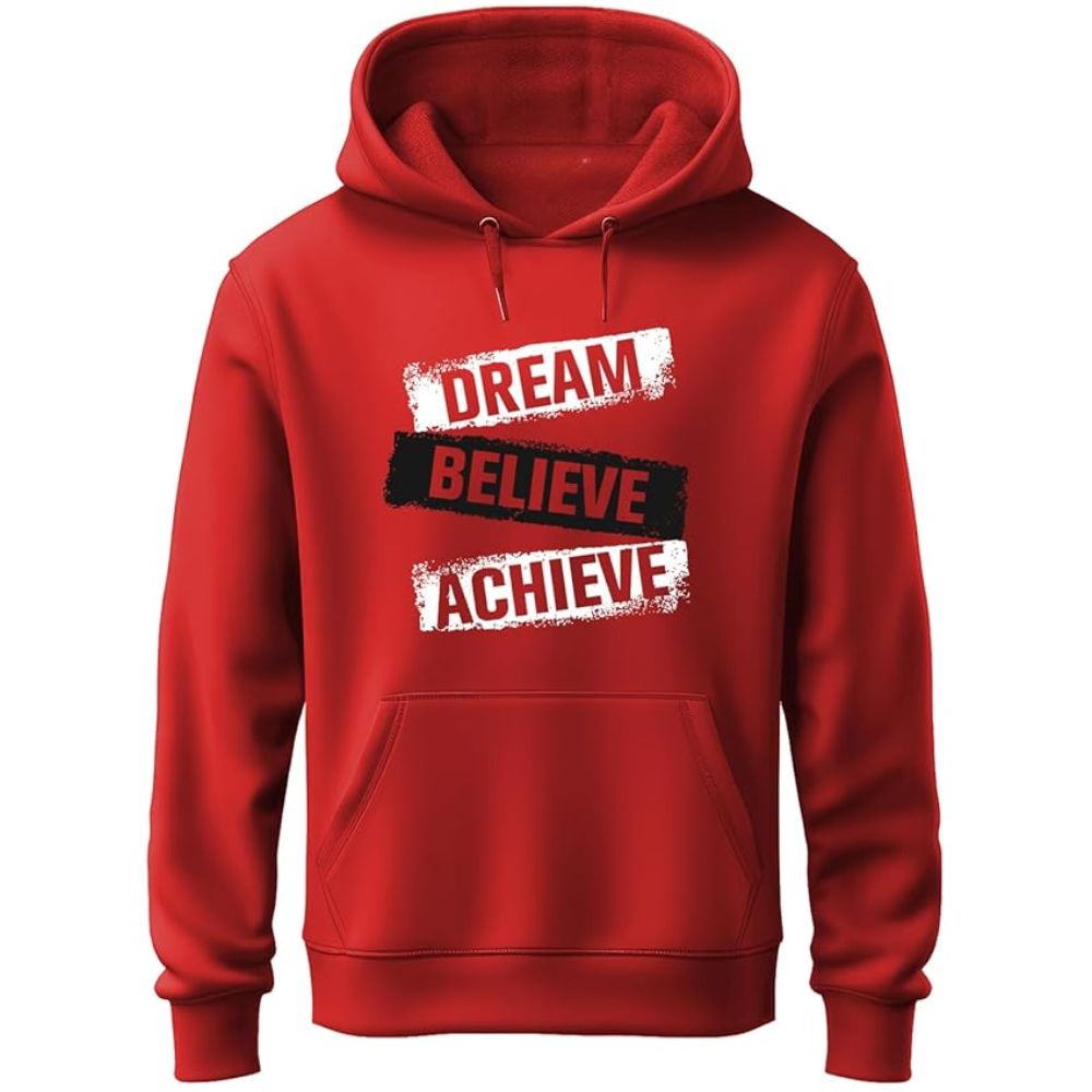 Dream Believe Men's Hooded Sweatshirt