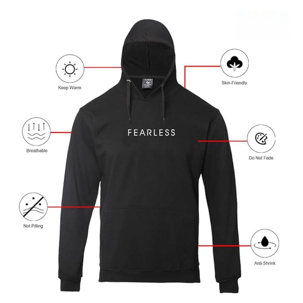 Fearless Men's Hooded Sweatshirt